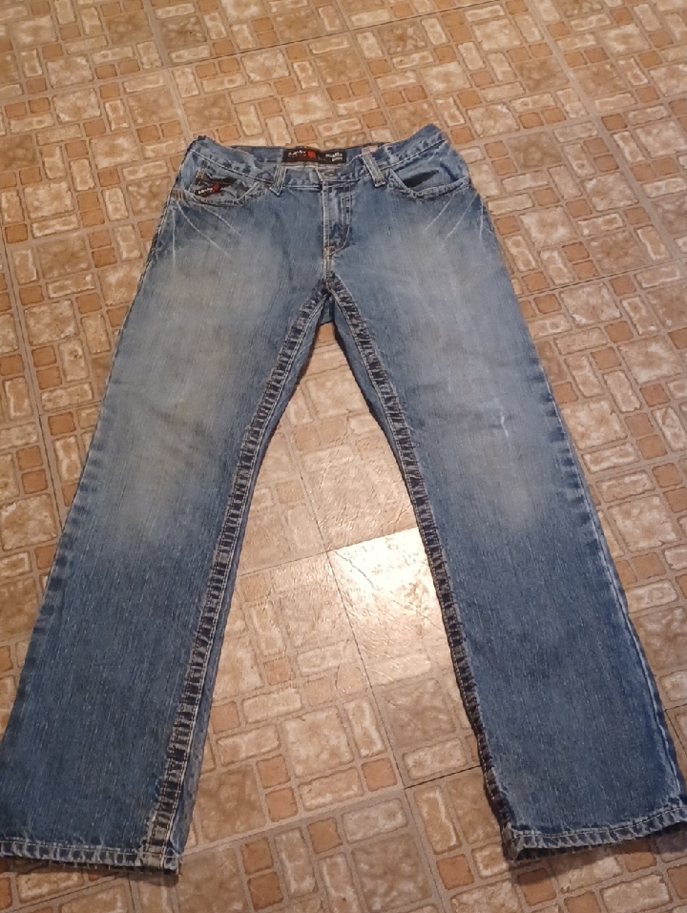 Ariat Light Blue Relaxed Straight Jeans